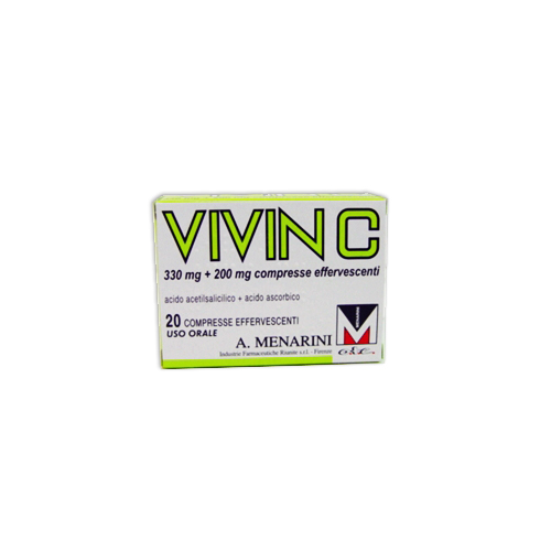 VIVIN C 330 MG + 200 MG COMPRESSE EFFERVESCENTI 20 COMPRESSE